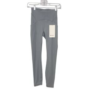 lululemon athletica Gray High-Waisted Leggings